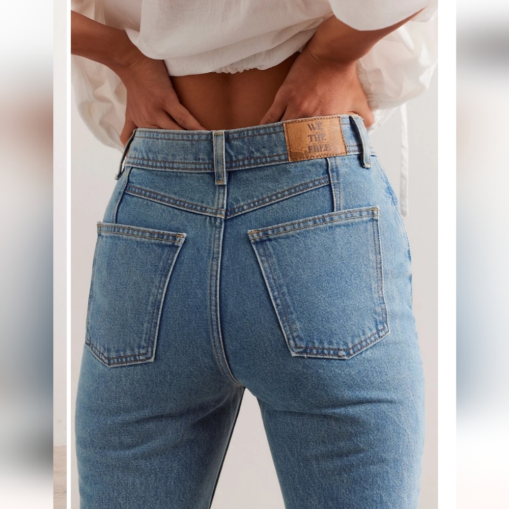 NWOT Free People We The Free Xena Slim Straight Jeans Size 26